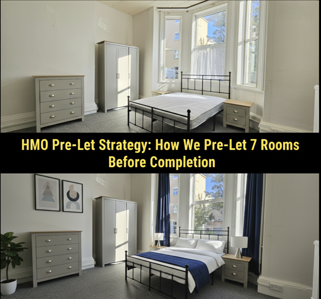 HMO Pre-Let - How we pre-let 7 Rooms Before Completion.