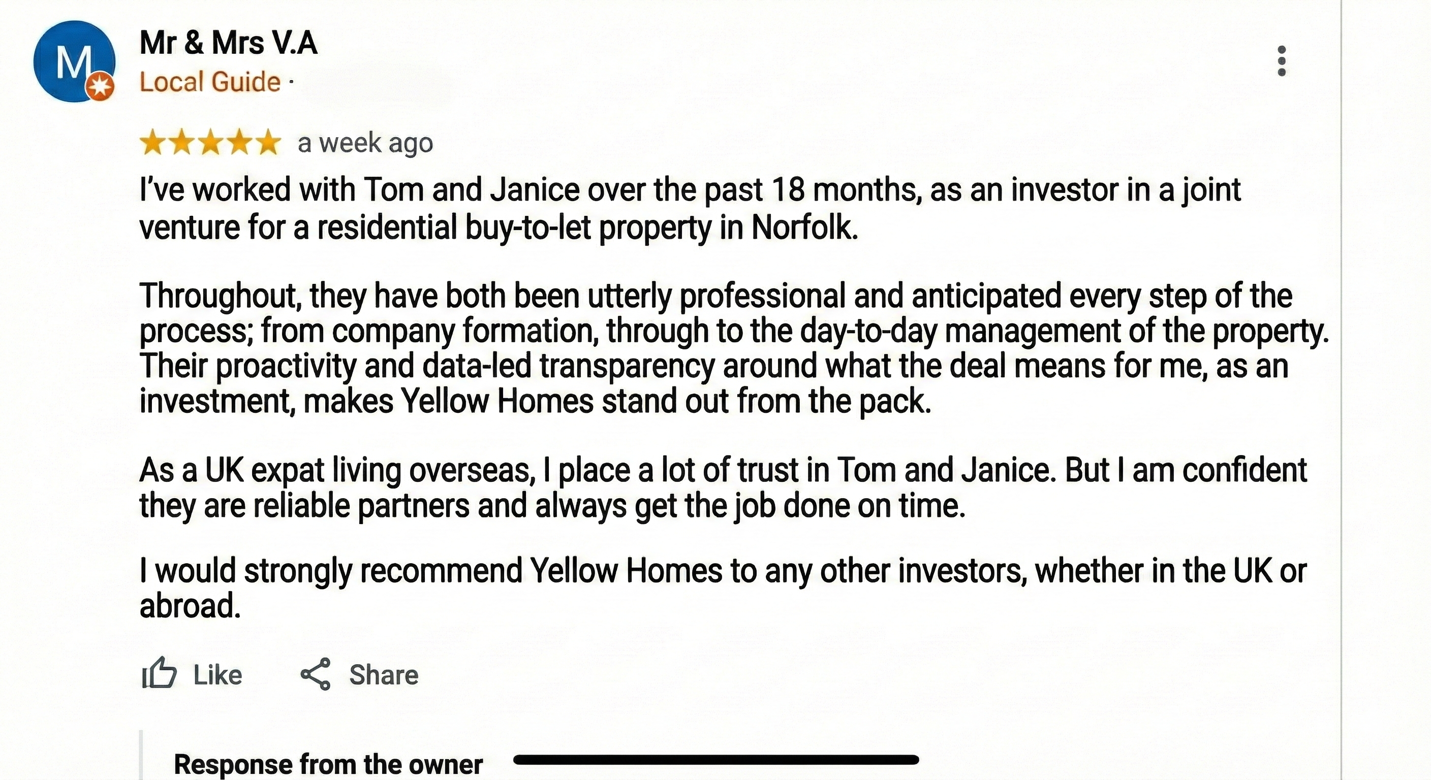 5 Star Property Investment Review